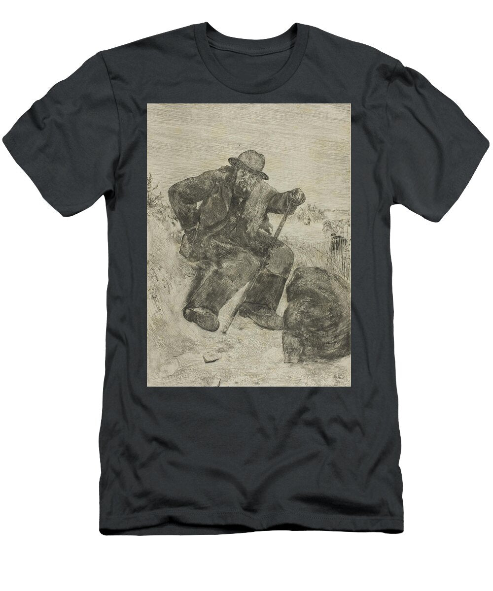 The Exhausted Ragpicker Jean Francois Raffaelli T-Shirt