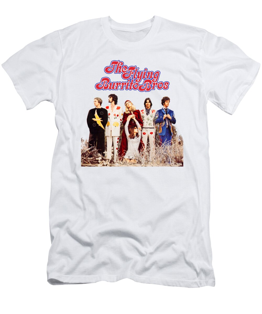 The Flying Burrito Bros Gram Parsons 1 Jimena Lorgansi T-Shirt