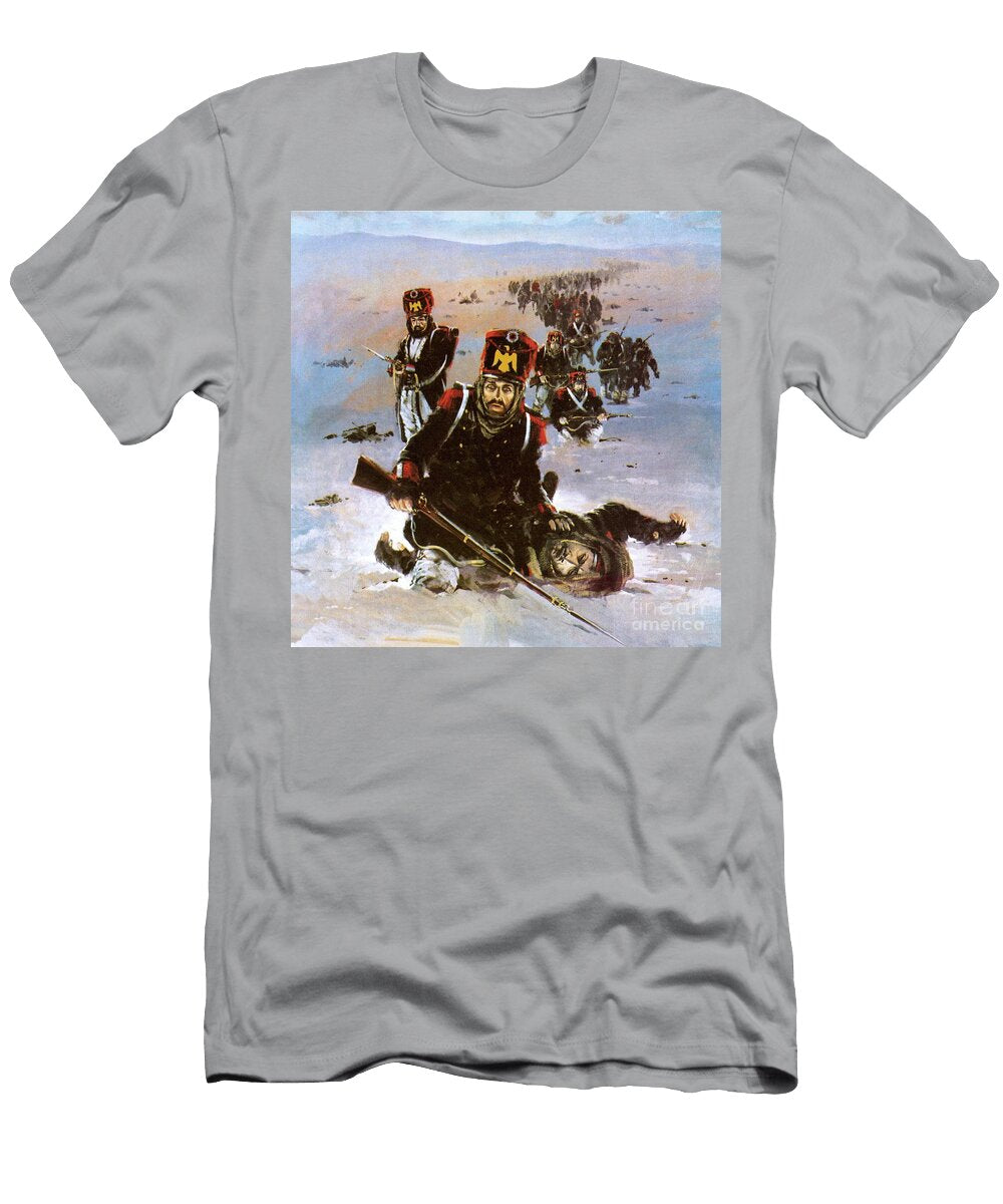 The French Retreat From Moscow in 1812 Graham Coton T-Shirt