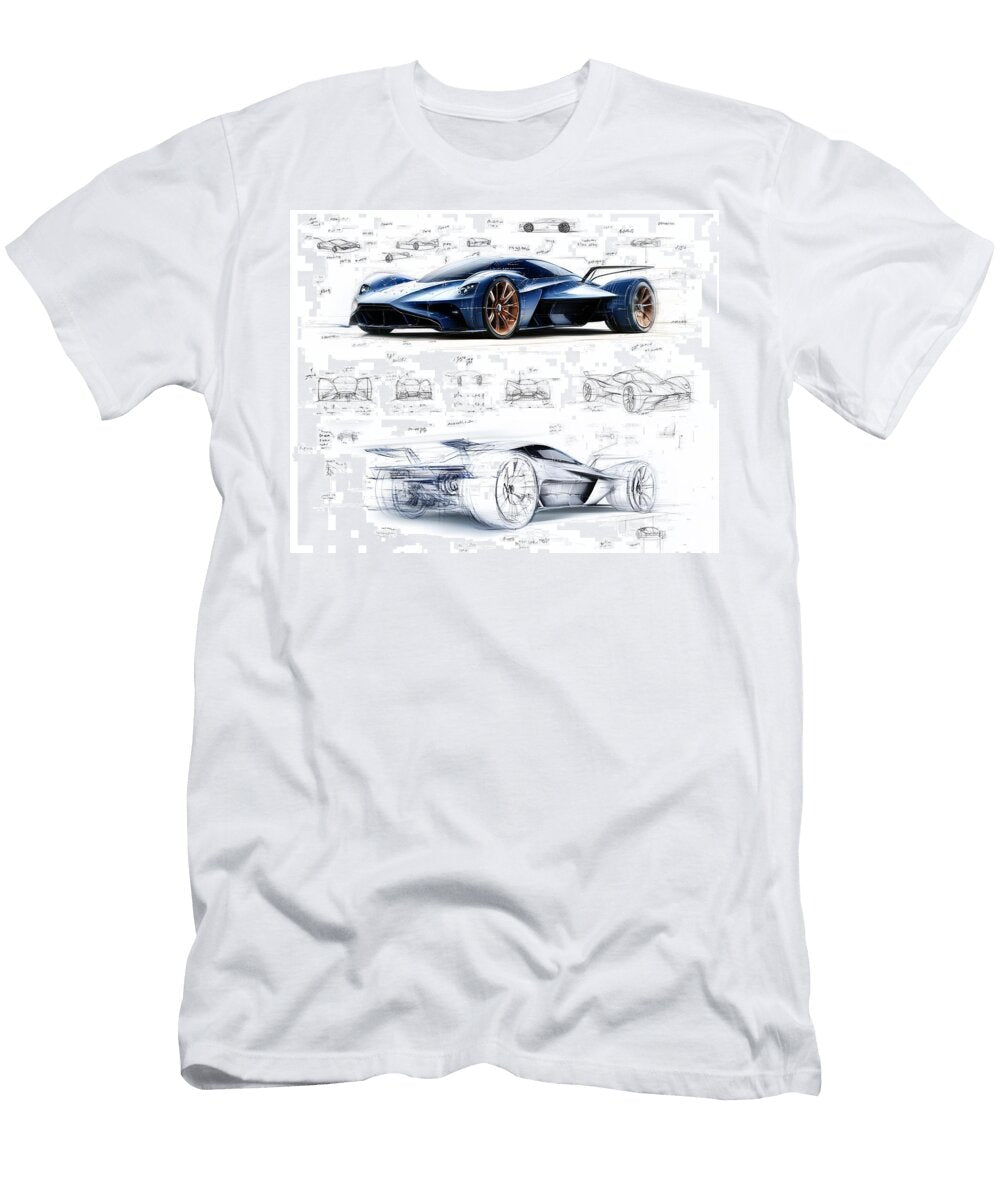 The Future of Speed in Renaissance Ink Frederick Vellani T-Shirt