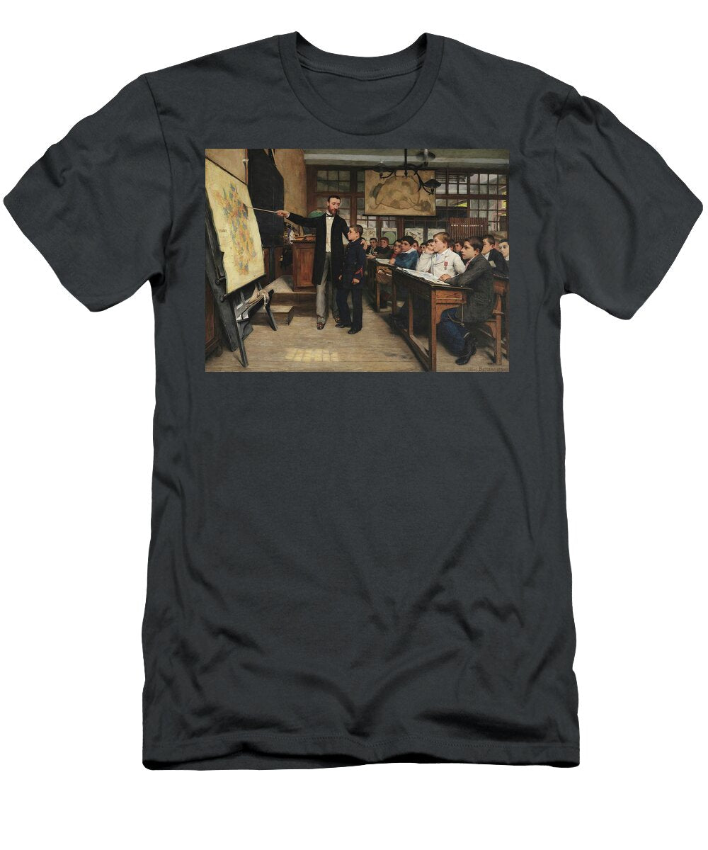 The Geography Lesson or the Black Spot Albert Bettannier T-Shirt
