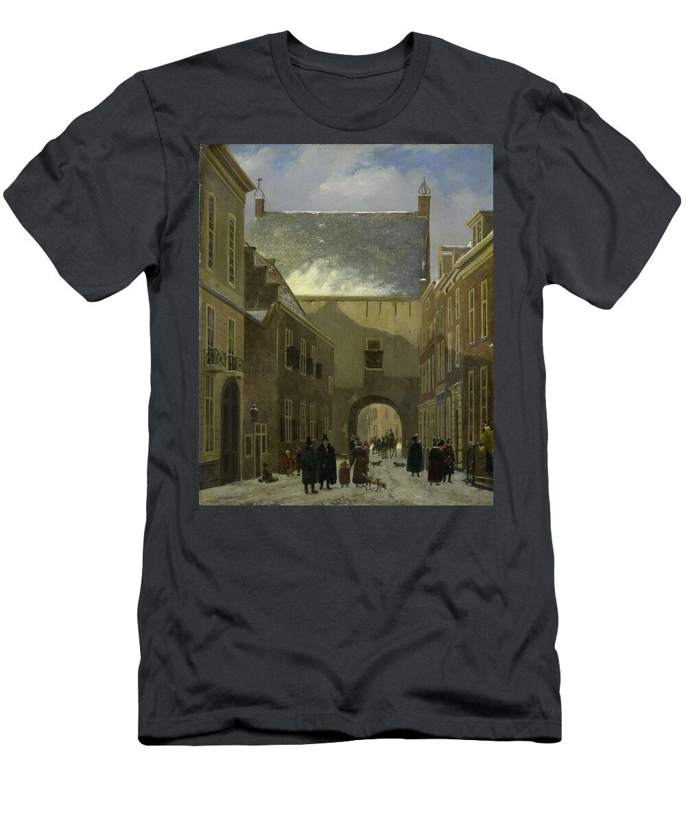 The Gevangenpoort the Hague Johannes Adrianus Van Der Drift 1808 1883 T-Shirt