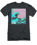 The Great Wave Off Vaporwave Kanagawa Sibainu T-Shirt