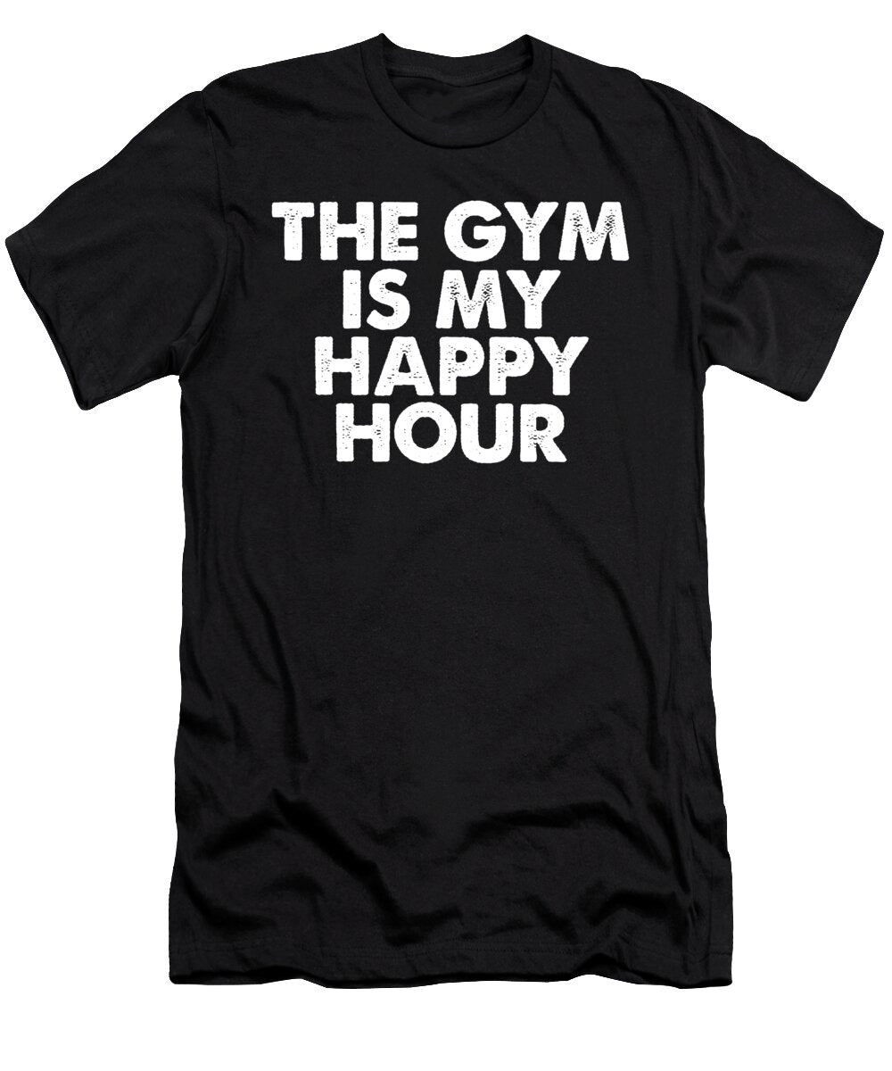 The Gym Is My Happy Hour Jacob Zelazny T-Shirt