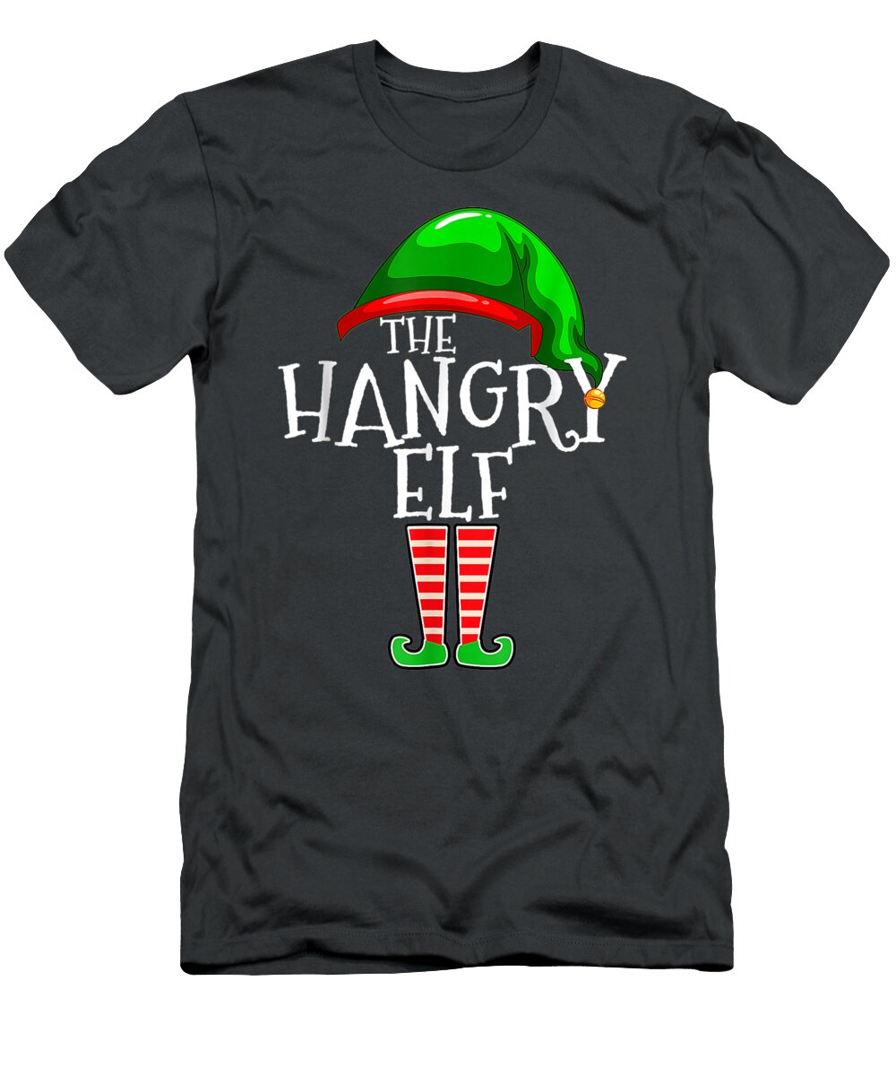 The Hangry Elf Family Matching Group Christmas Gif Keveny Poppi T-Shirt