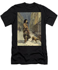The Homeless Poor Mother and Child with Dog in the Snow John Gilbert T-Shirt