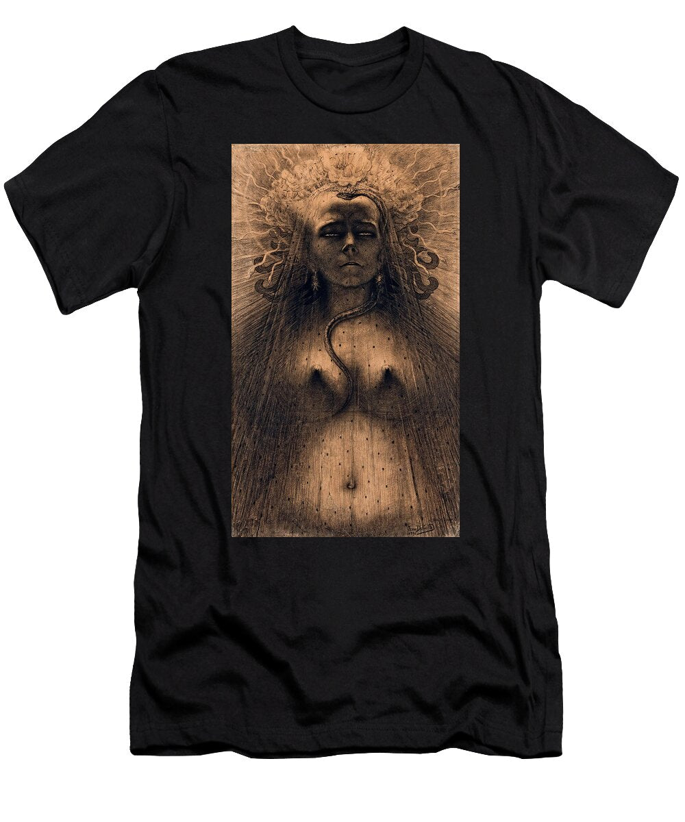 The Idol of Perversity 1891 Jean Delville T-Shirt