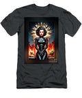The Industrial Atomic Age Barbenheimer Retro Fusion Pin Up Alluring Ai Poster Art By Xzendor7 Xzendor7 T-Shirt
