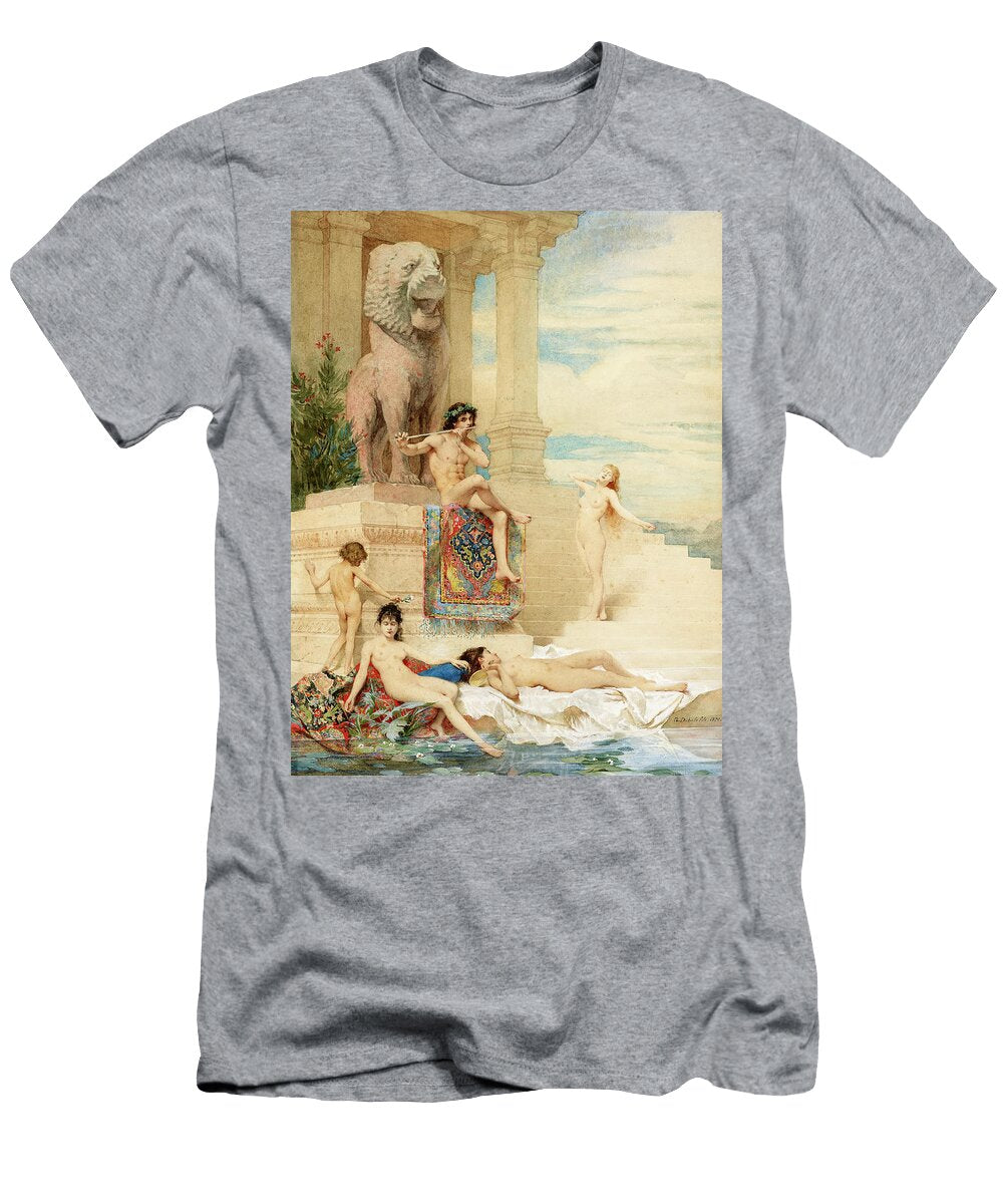 The Ivory Flute Edouard Marie Guillaume Dubufe T-Shirt