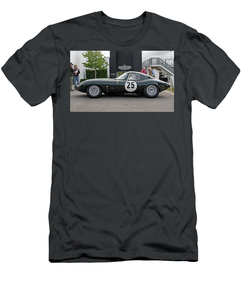 The Klat Designed 1963 Jaguar E Type Lightweight Low Drag Coupe Chassis S850663 Lawrence Christopher T-Shirt