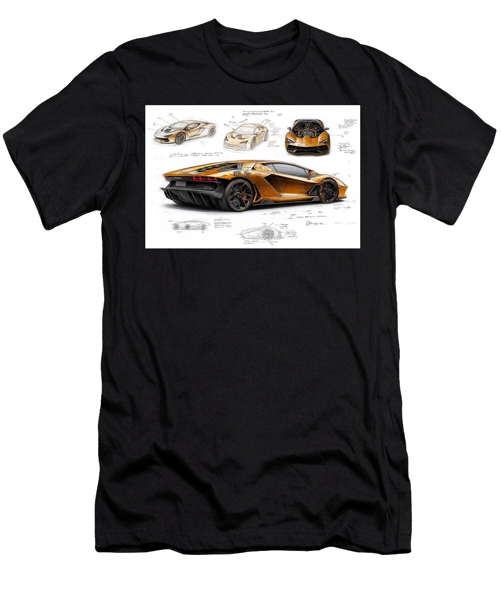 The Lamborghini Revuelto Motion Codex Frederick Vellani T-Shirt