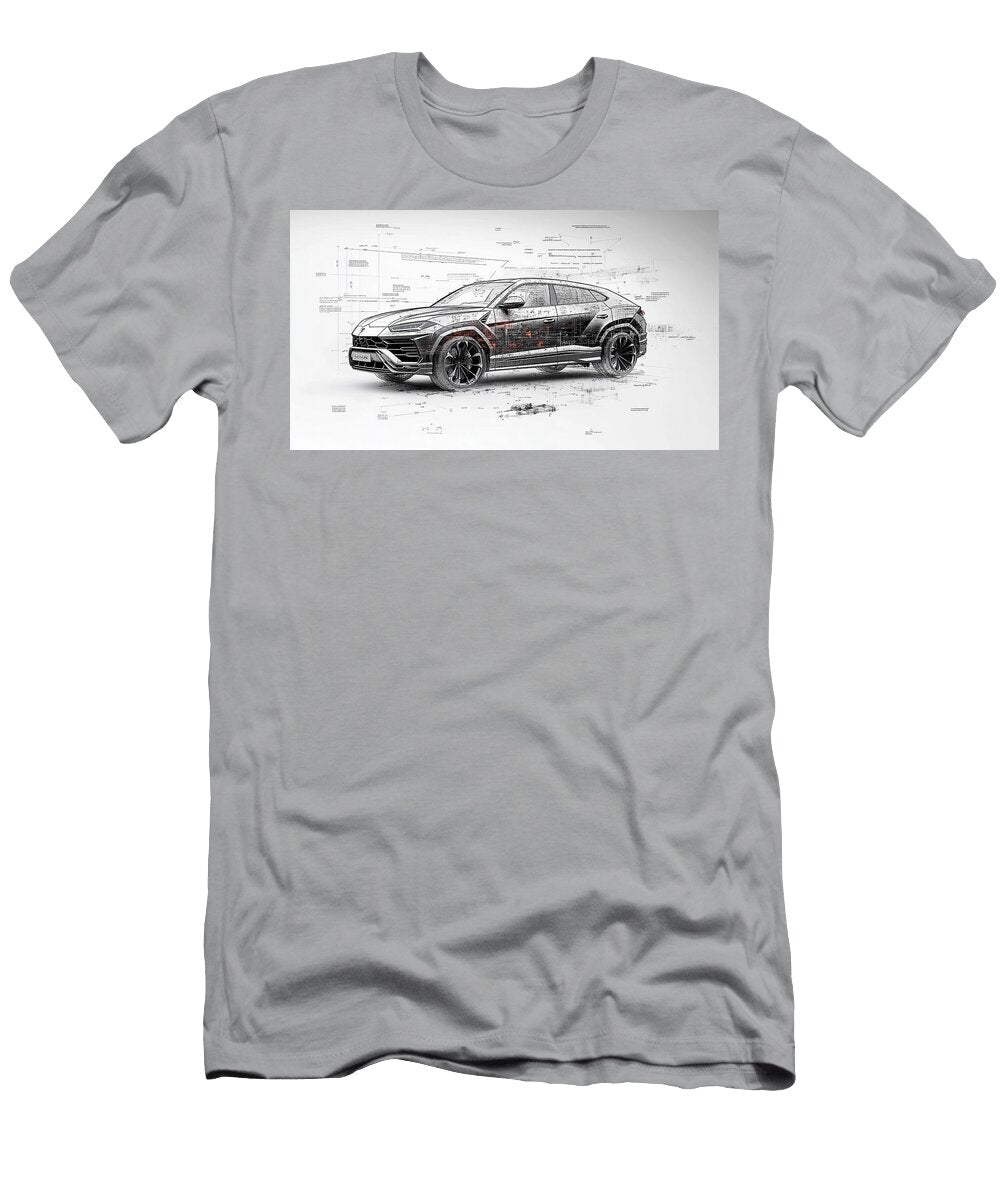 The Lamborghini Urus Motion Codex Frederick Vellani T-Shirt