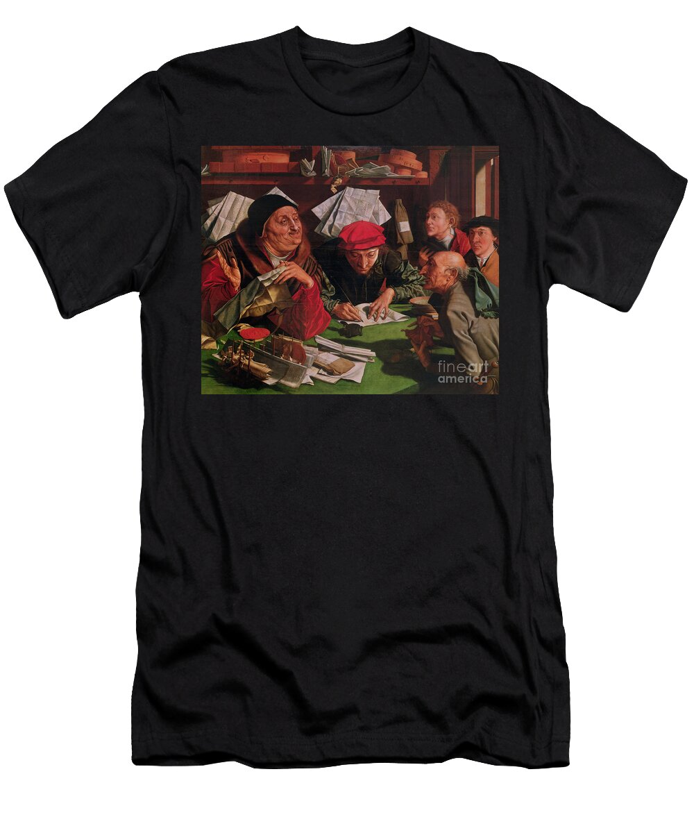 The Lawyers Office C1545 Marinus Van Reymerswaele T-Shirt
