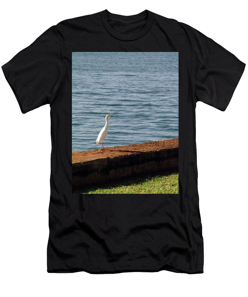 The Little Egret Egretta Garzetta Robert Braley T-Shirt