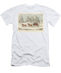 The Mail Coach in a Storm of Snow 1825 James Pollard T-Shirt