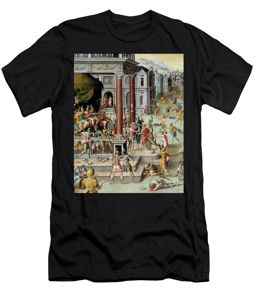 The Massacres of the Triumvirs Detail 1562 Niccolo Dellabbate T-Shirt