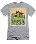 The Memorial of Saint Helene the Emperor Napoleon in the Middle of the Ruins Litho Louis Charles Bombled T-Shirt