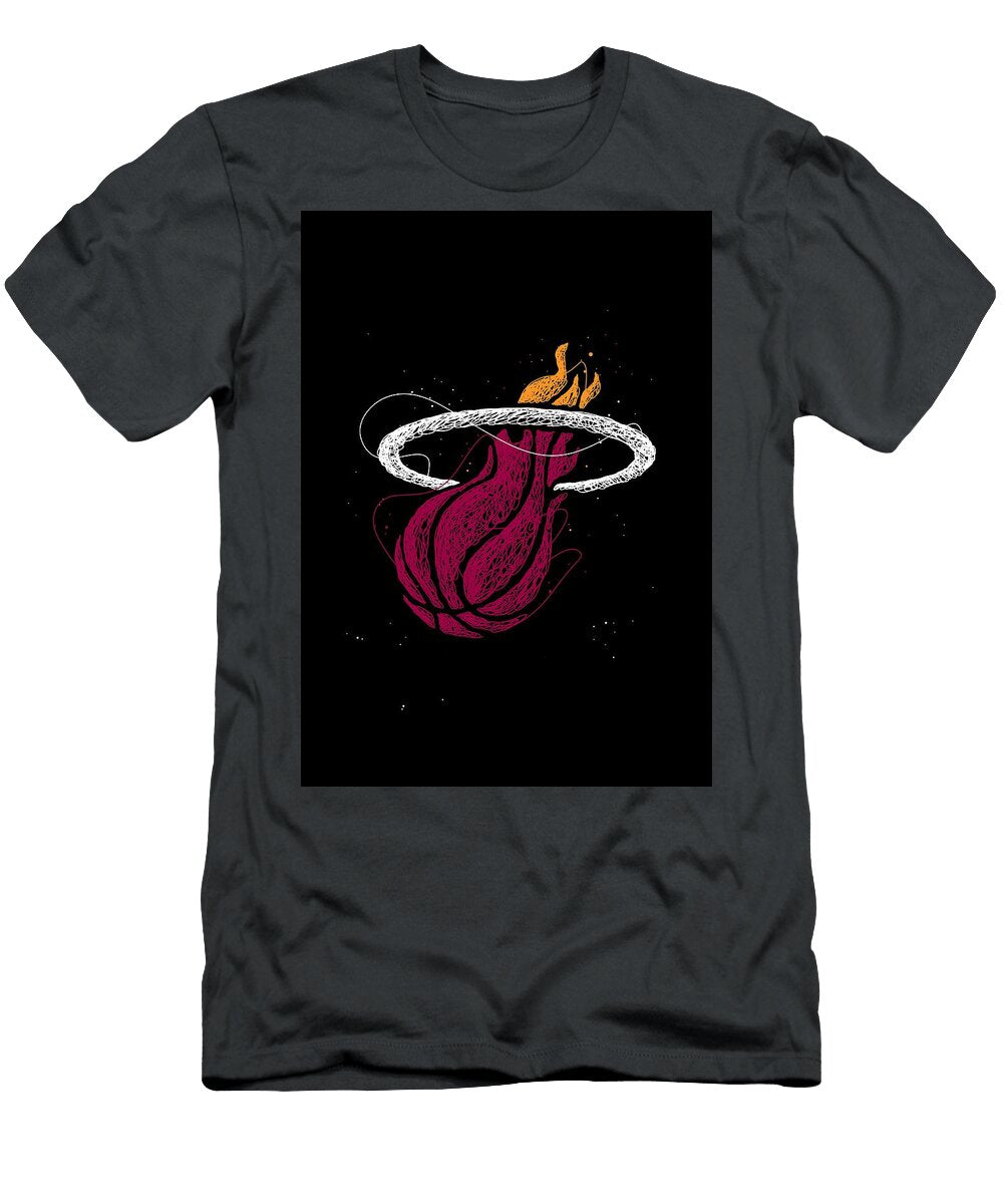 The Miami Heat Basketball NBA Logo Symbol Erwin Saputra T-Shirt