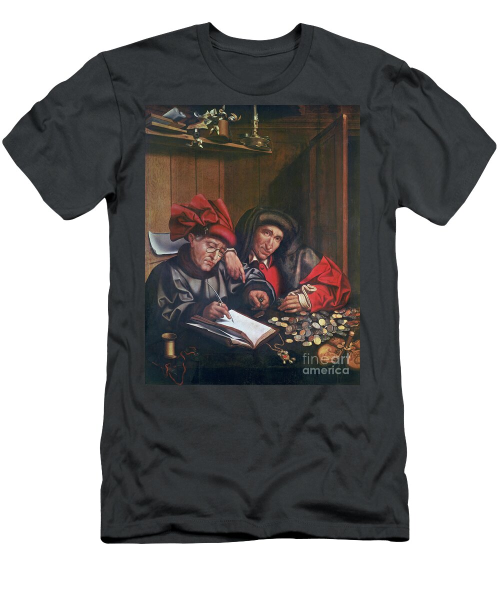 The Money Changers C1530 Quentin Massys or Metsys T-Shirt
