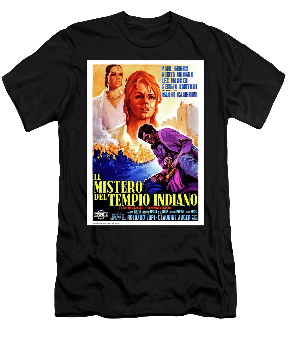 The Mystery of the Indian Temple 1963 Stars on Art T-Shirt