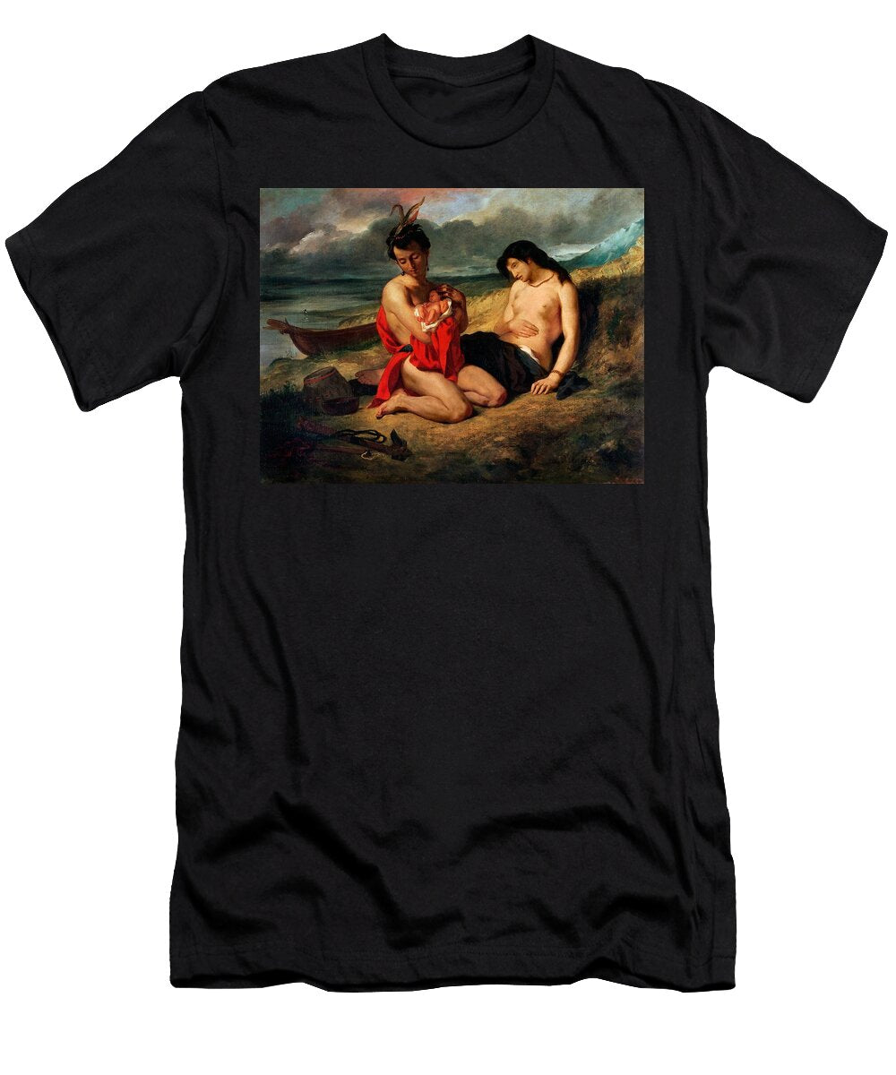 The Natchez Ferdinand Victor Eugene Delacroix T-Shirt