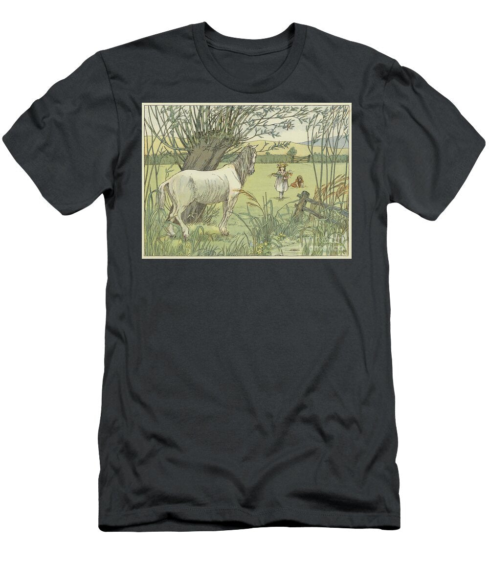 The Old Bus Horse Colour Litho Francis Donkin Bedford T-Shirt