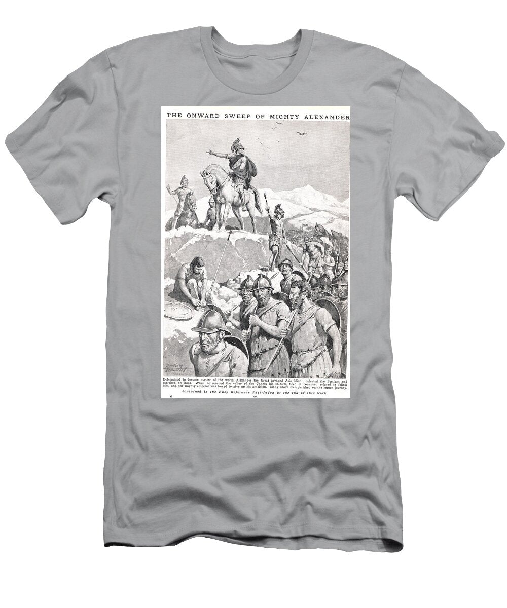 The Onward Sweep of Mighty Alexander Illustration From Newnes Pictorial Book of Knowledge C1920 C Dudley Tennant T-Shirt