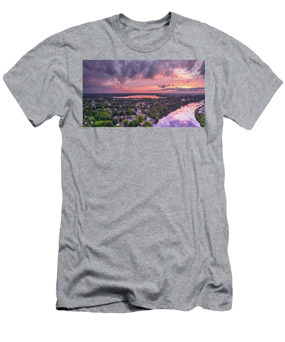 The Oswego River and Lake Neatahwanta Fulton Ny Wayne Kirby T-Shirt