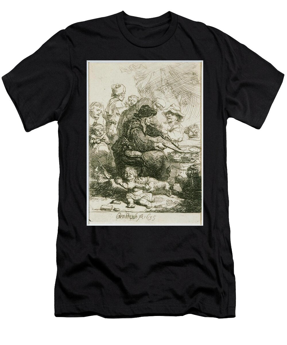 The Pancake Woman State Iii 0008 Rembrandt T-Shirt