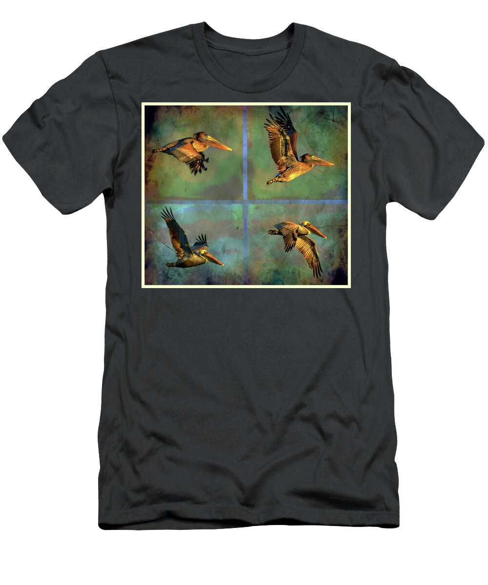 The Pelican Is a Beautiful If a Bit Awkward Large Water Bird Logan Pierson T-Shirt