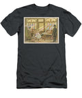 The Pharmacist From the Book of Shops 1899 Colour Lithograph Francis Donkin Bedford T-Shirt