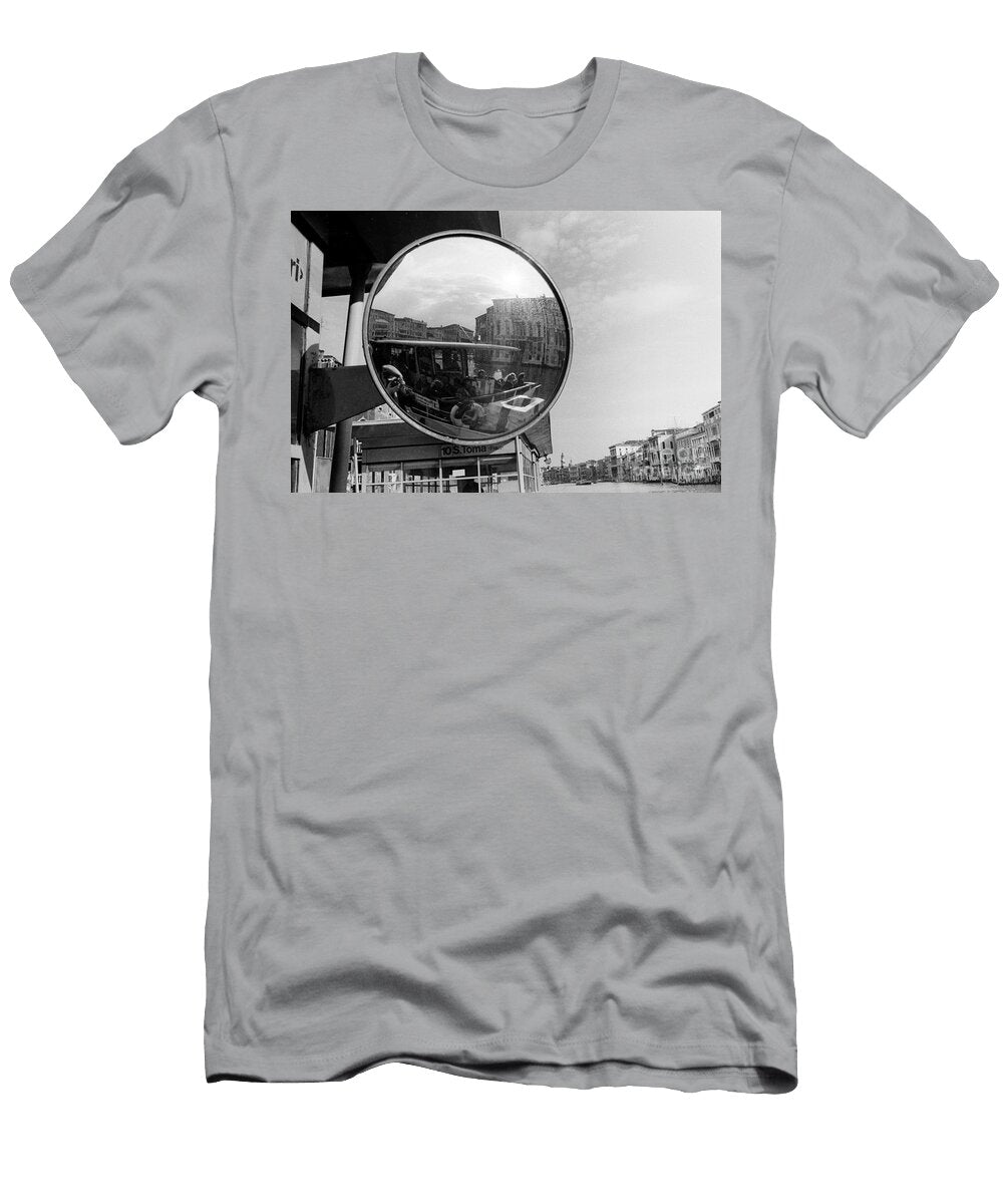 The Pier of the Vaporetti Reflected in a Mirror Venice 1979 T-Shirt