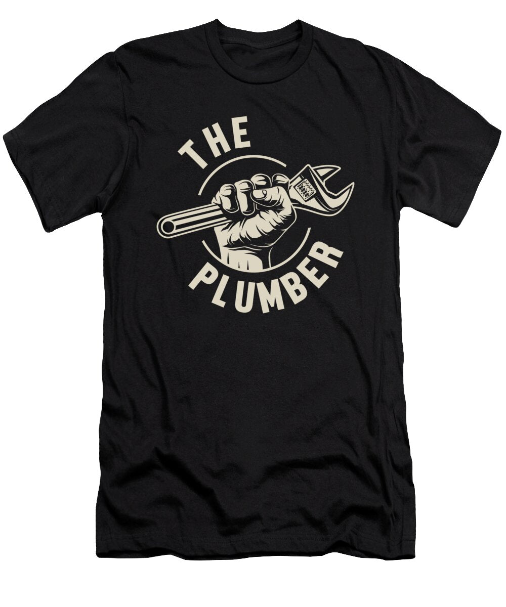 The Plumber Plumbing Profession Craft Pipe Gift Thomas Larch T-Shirt