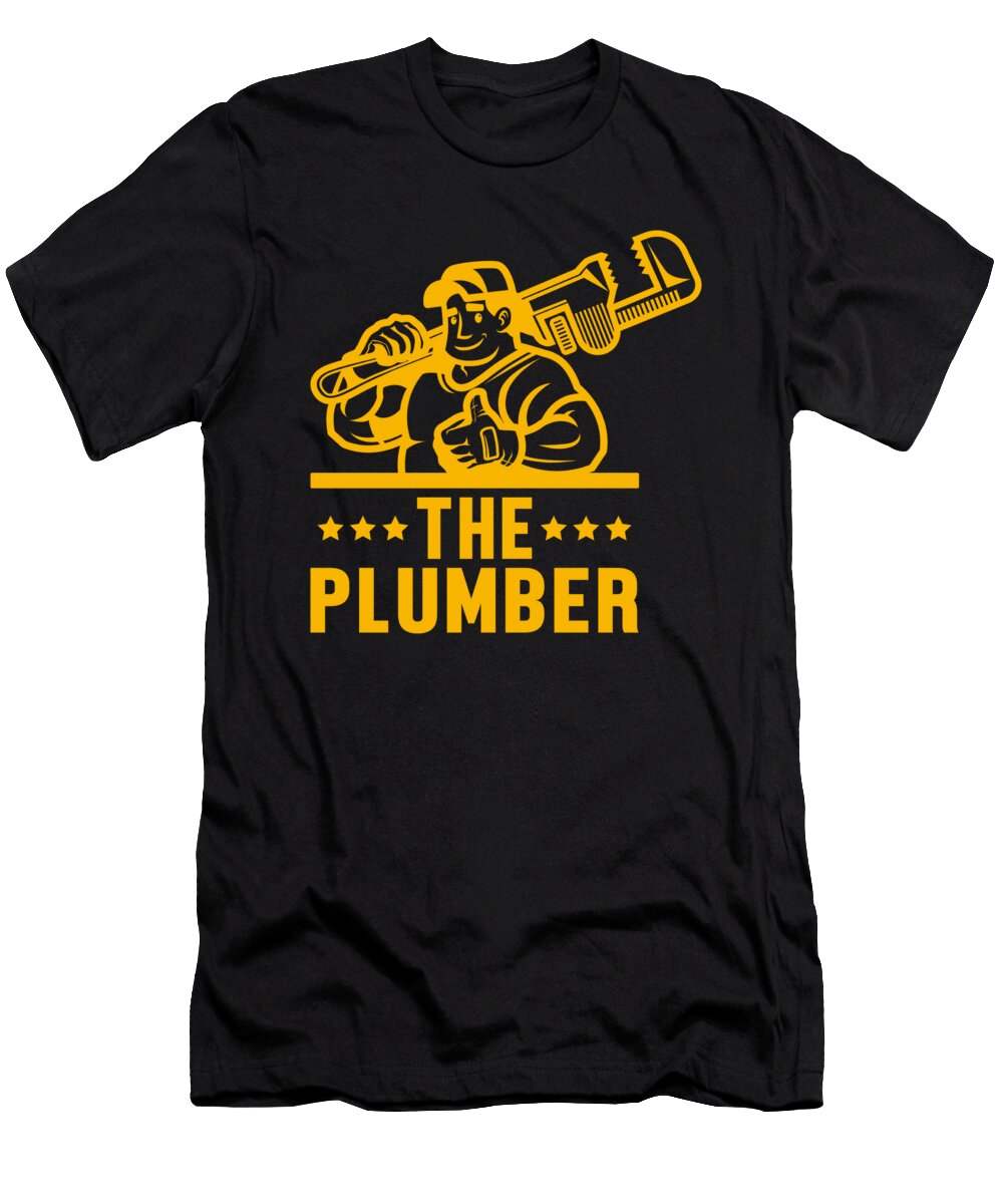 The Plumber Plumbing Tool Tools Profession Gift Thomas Larch T-Shirt