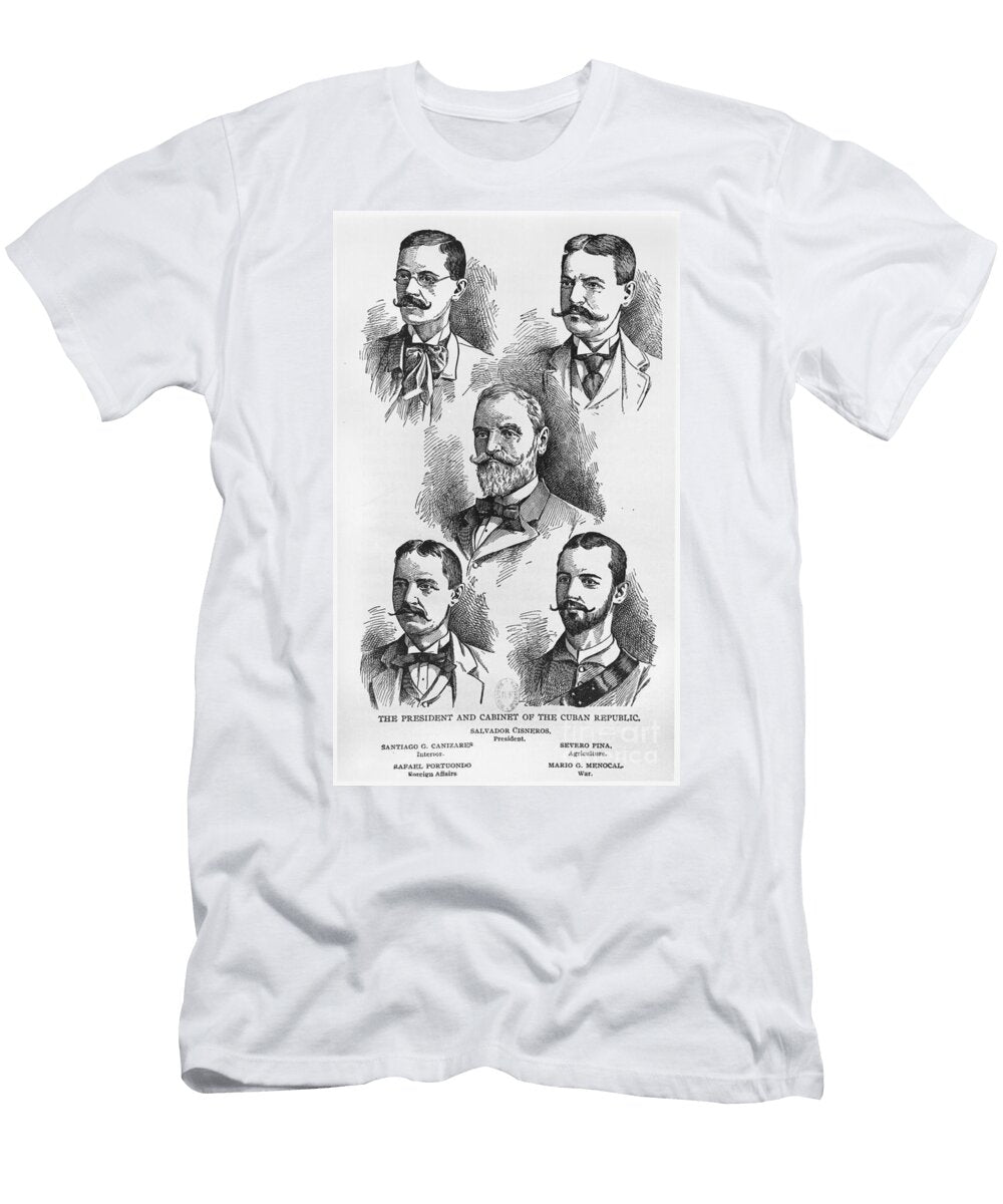 The President Salvador Cisneros Betancourt 1828 1914 and the Cabinet of the Cuban Republic Circa 1895 American School T-Shirt