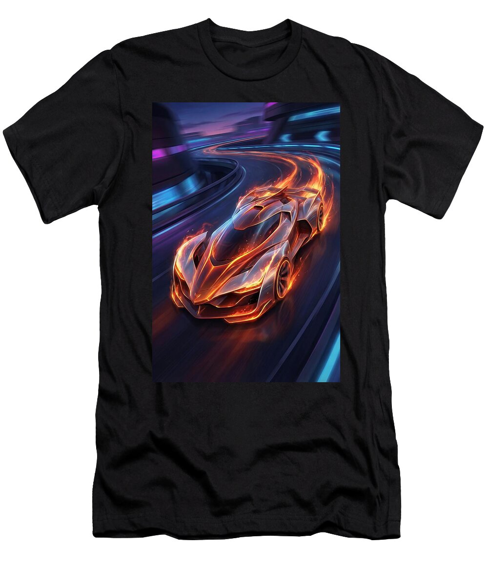 The Rarog Fiery Spirit Cyberpunk Titan Lore Co T-Shirt