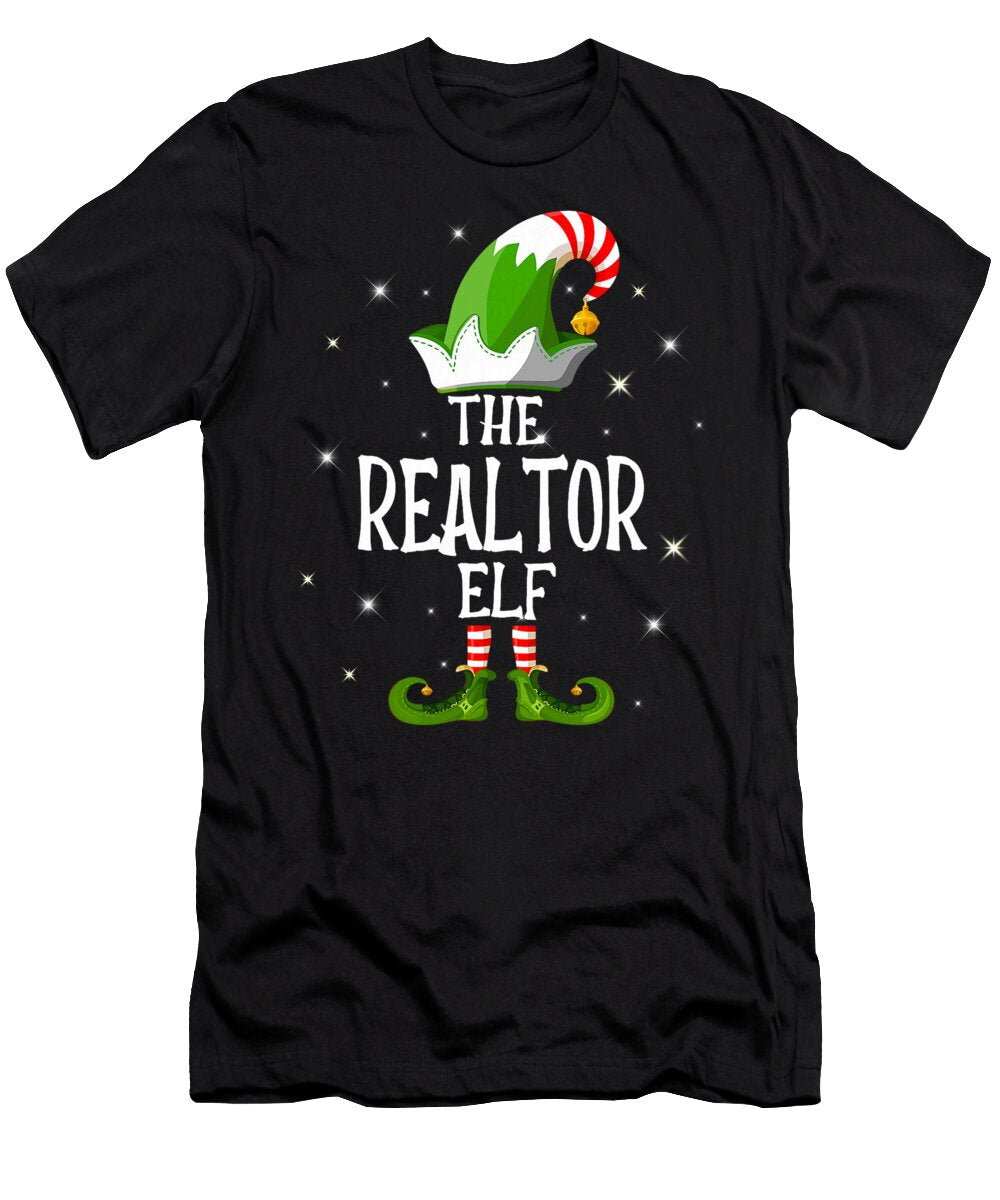 The Realtor Elf Family Matching Group Christmas Zyneu Gangd T-Shirt