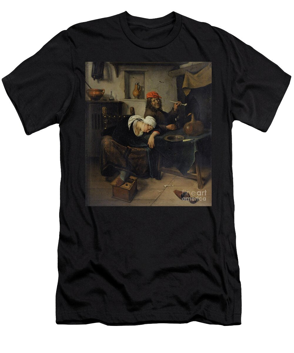 The Revellers 1660 By Jan Havickszoon Steen 1626 1679 Jan Havicksz Steen T-Shirt