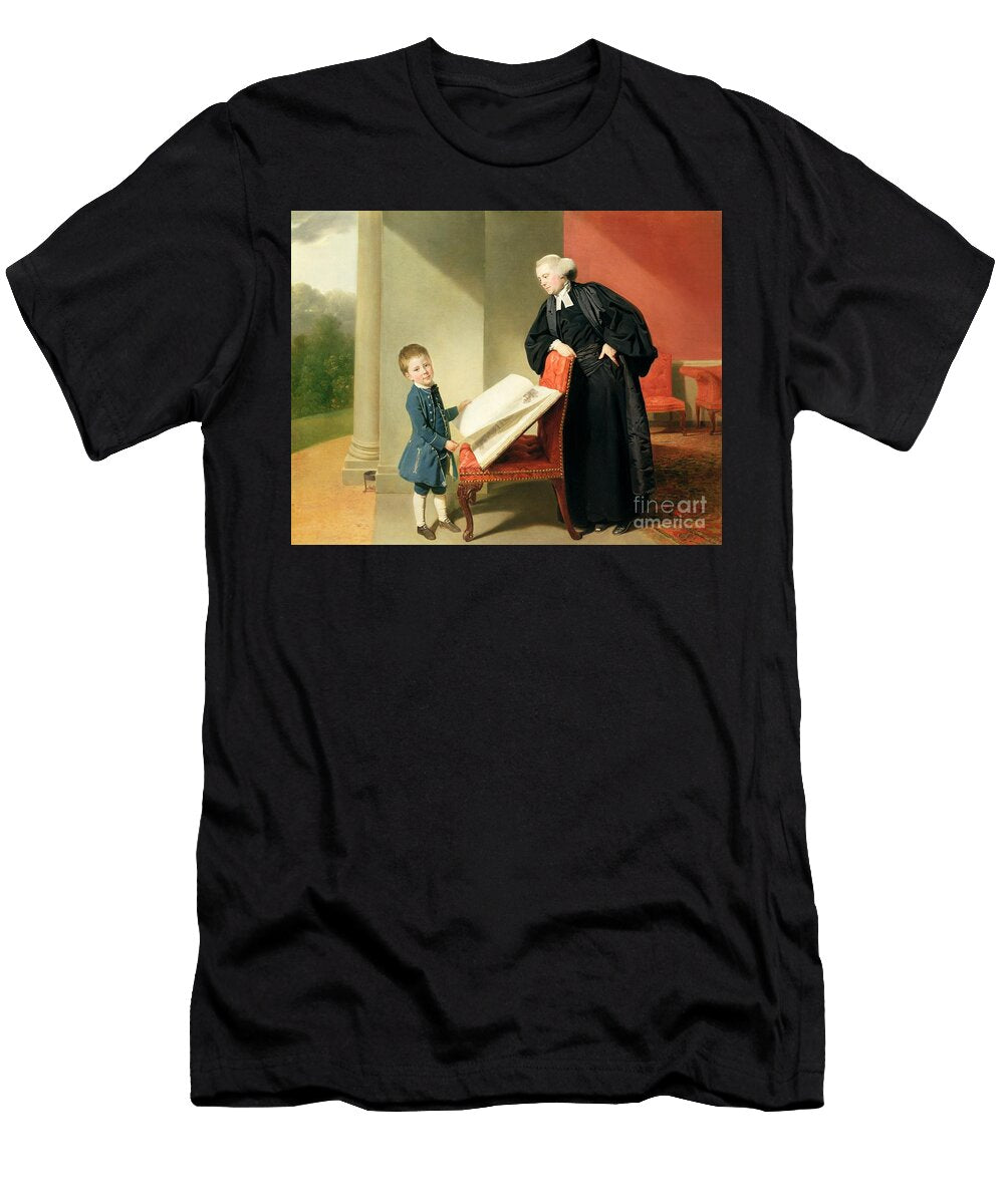 The Reverend Randall Burroughes and His Son Ellis 1769 Johann Zoffany T-Shirt