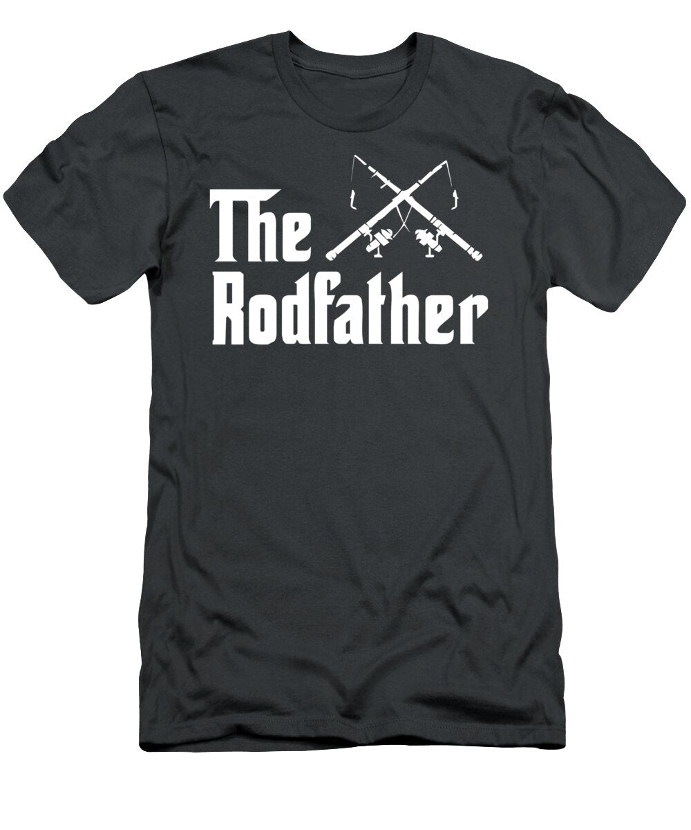 The Rodfather Mens Funny Fishing Mario Balo T-Shirt