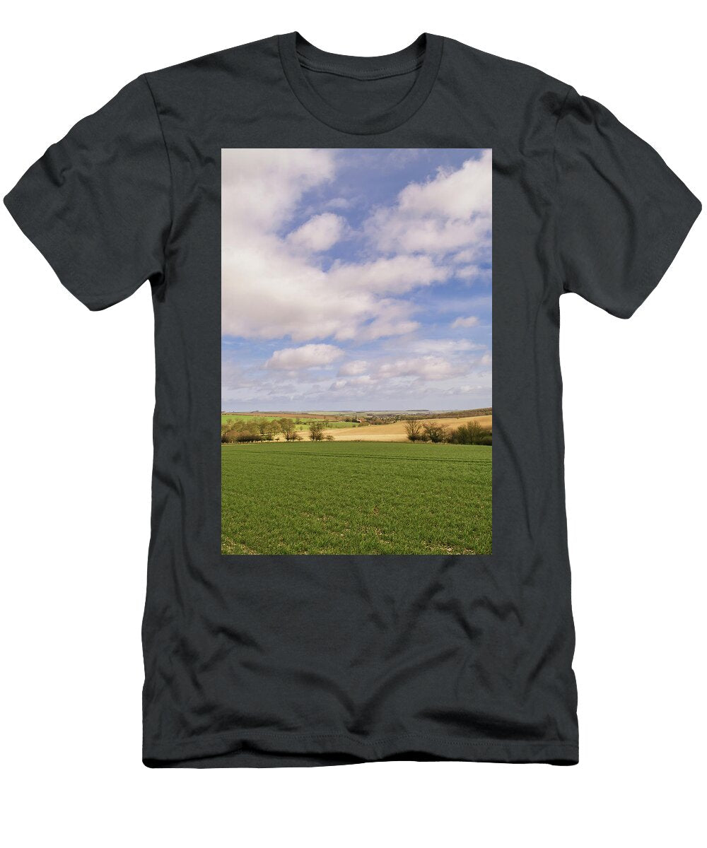The Rural Landscape of the Yorkshire Wolds Near the Historic Village of Kirby Grinalythe Michael Shannon T-Shirt