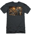 The Satisfied Mechanic Vintage Garage Americana Titan Lore Co T-Shirt