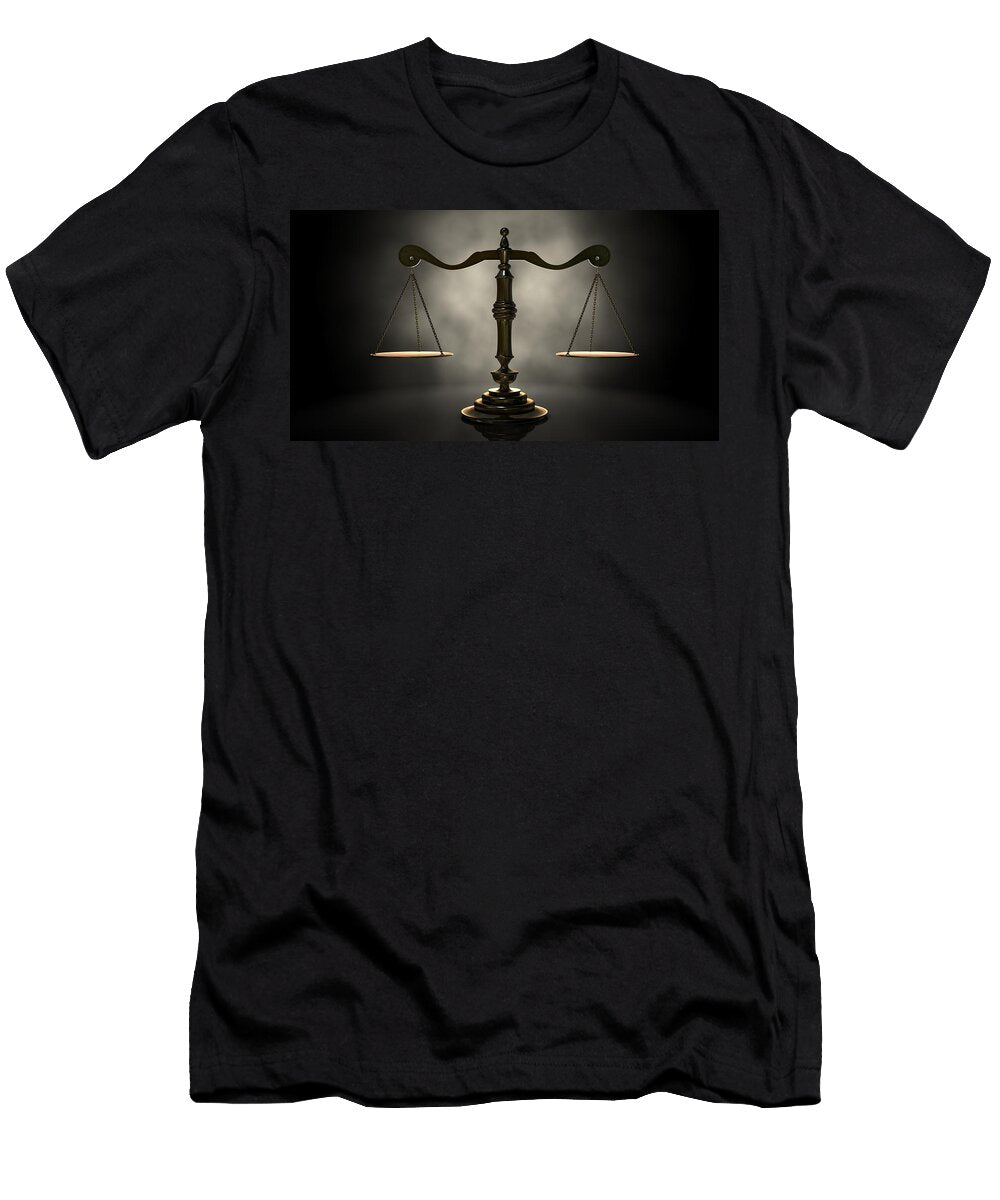 The Scales of Justice Allan Swart T-Shirt