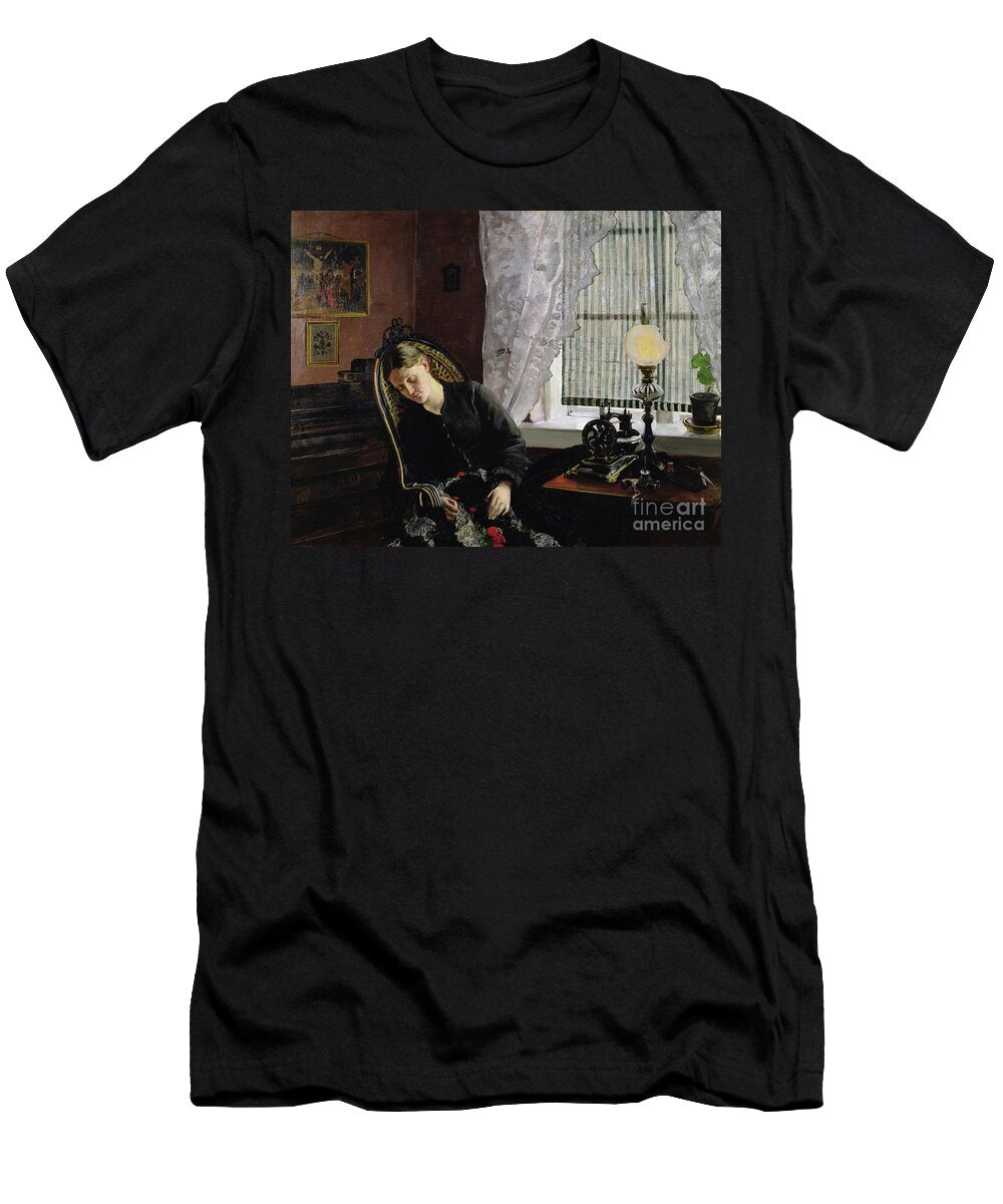 The Seamstress 1881 Christian Krohg T-Shirt