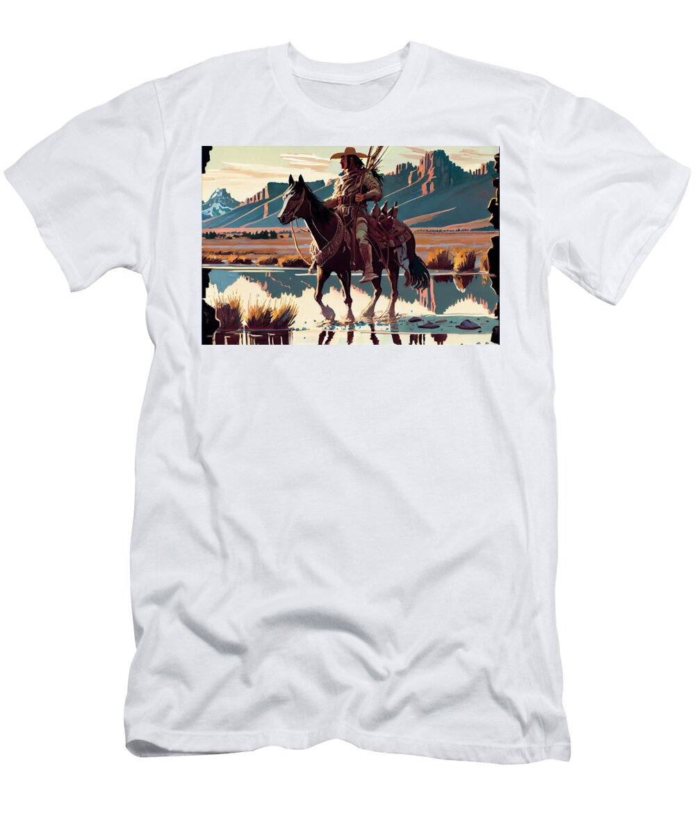 The Shoshone in a Jack Kirby Style Gentle and L By Asar Studios Celestial Images T-Shirt