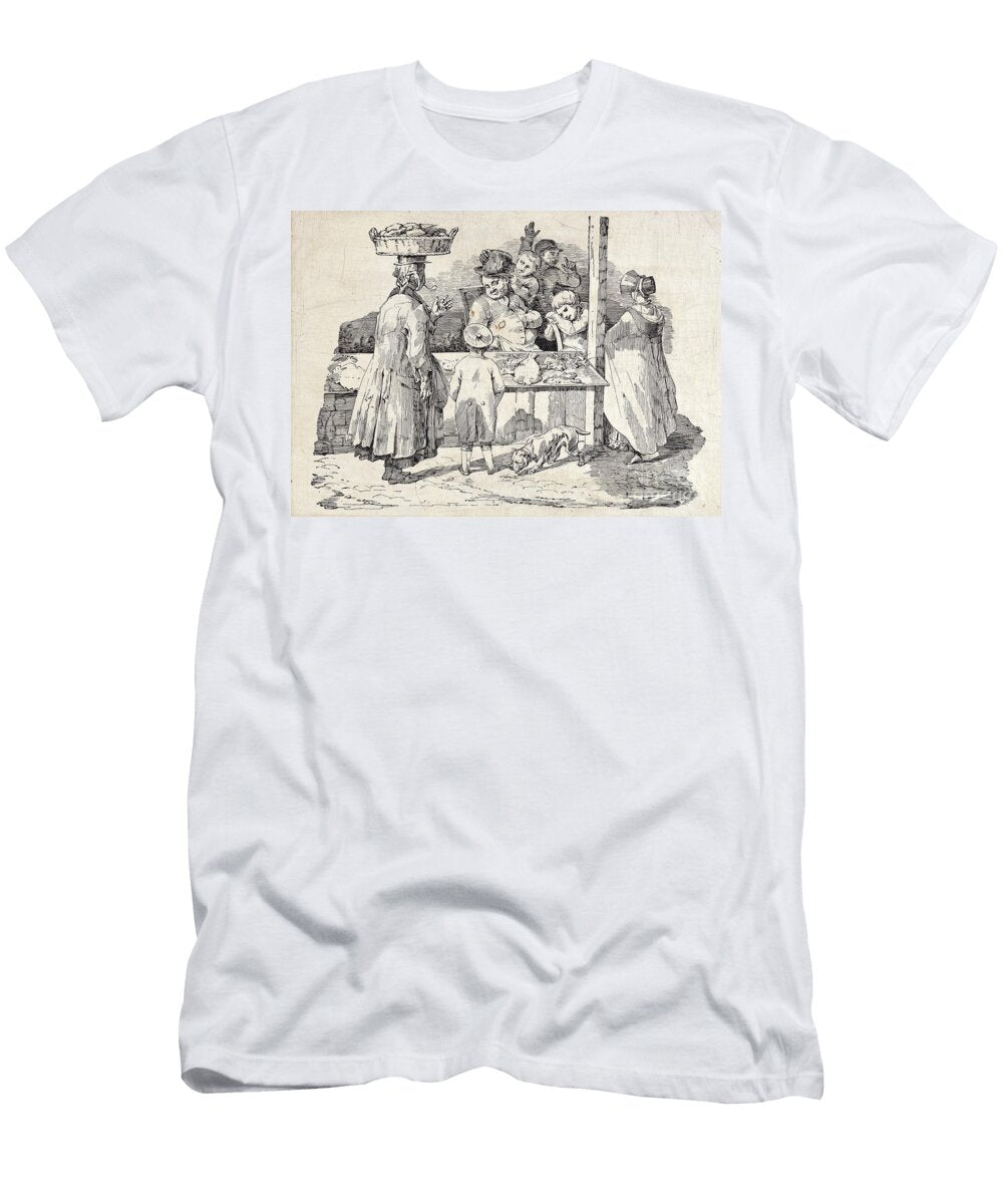 The Sleeping Fish Seller Theodore Gericault T-Shirt