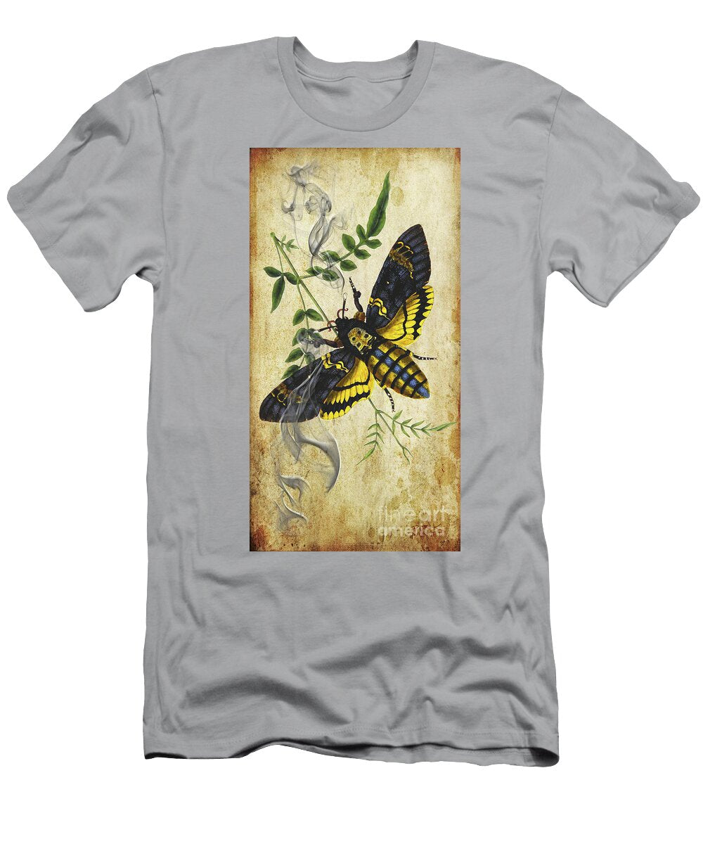 The Smoking Beetle Moth with His Ciggy Guns 2020 Punk Monet T-Shirt