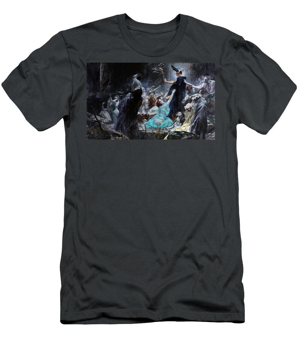 The Souls At the Acheron Adolf Hiremy Hirschl T-Shirt