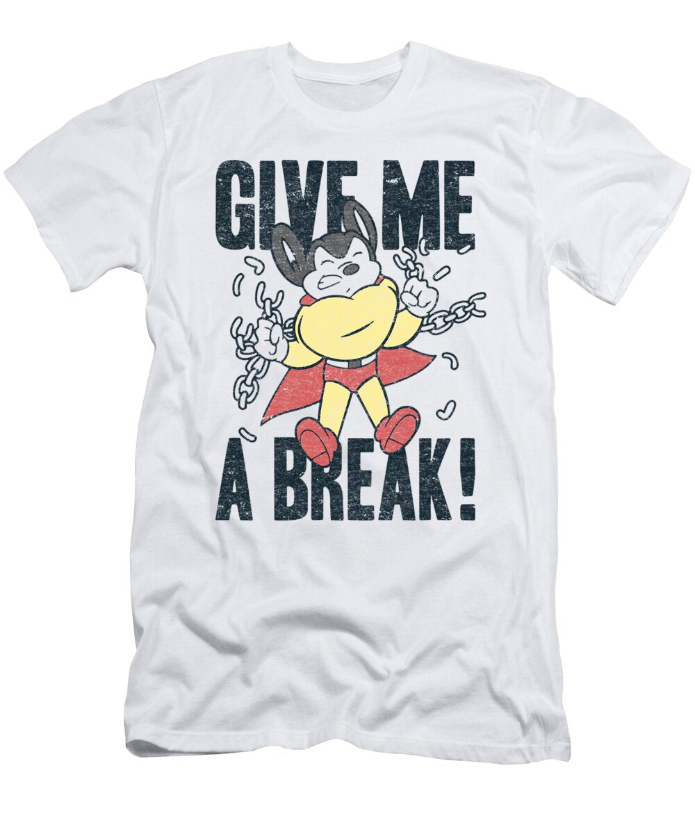The Super Mighty Mouse Give Me a Break Rose Marshall T-Shirt