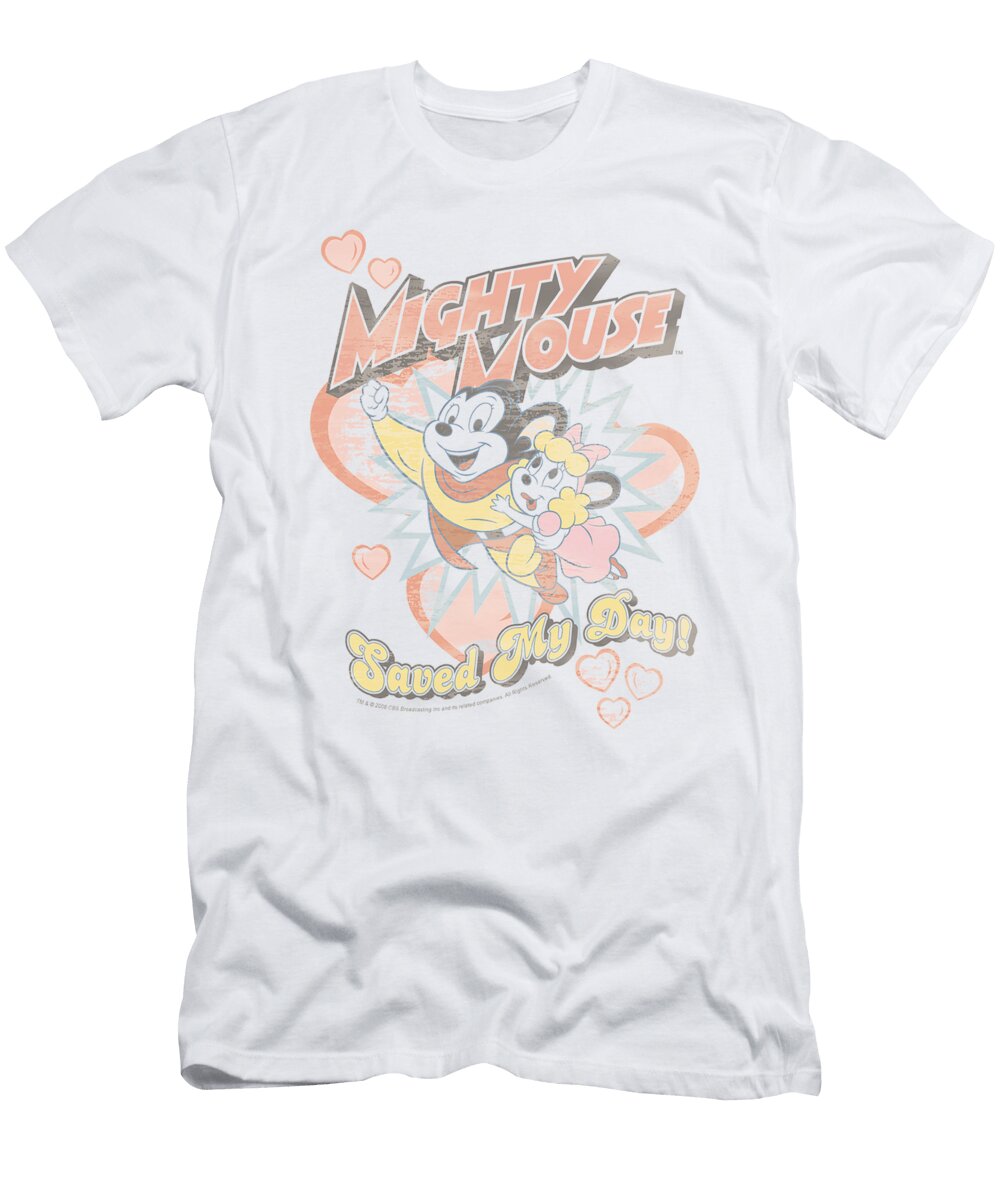 The Super Mighty Mouse Saved My Day Rose Marshall T-Shirt